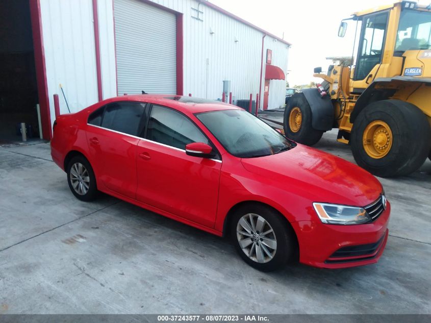 2015 VOLKSWAGEN JETTA SEDAN 1.8T SE W/CONNECTIVITY - 3VWD07AJ4FM301276