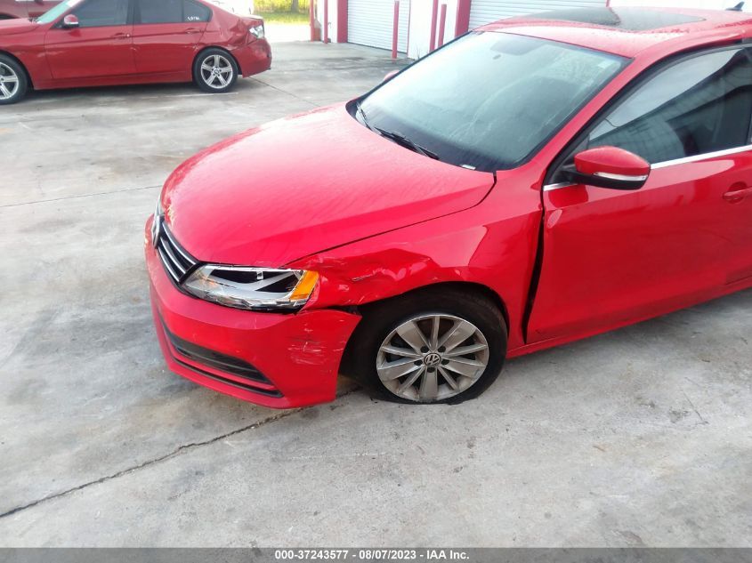 2015 VOLKSWAGEN JETTA SEDAN 1.8T SE W/CONNECTIVITY - 3VWD07AJ4FM301276