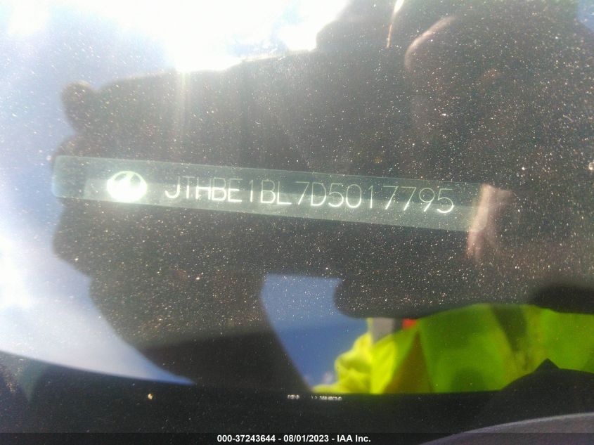 2013 LEXUS GS 350 - JTHBE1BL7D5017795