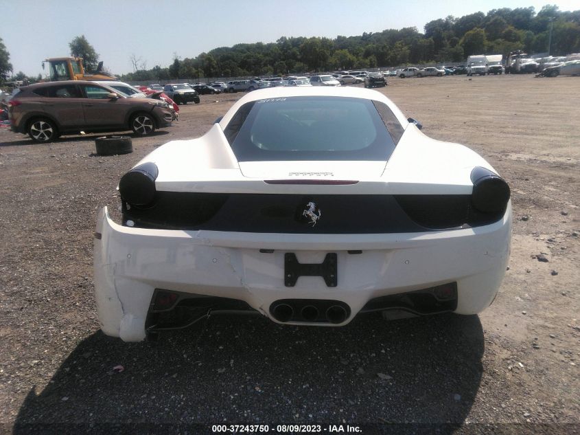 2013 FERRARI 458 ITALIA ZFF67NFA4D0190928