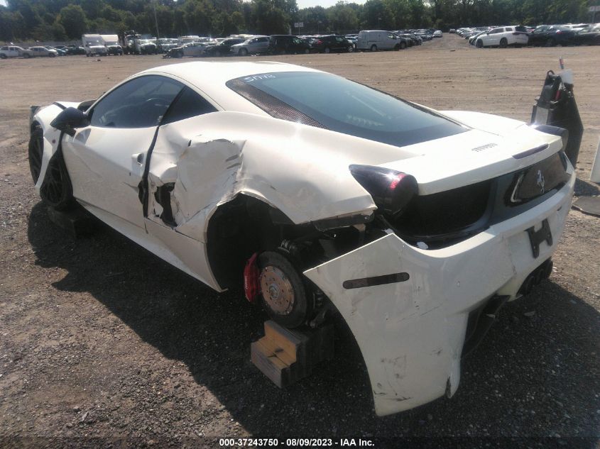 2013 FERRARI 458 ITALIA ZFF67NFA4D0190928
