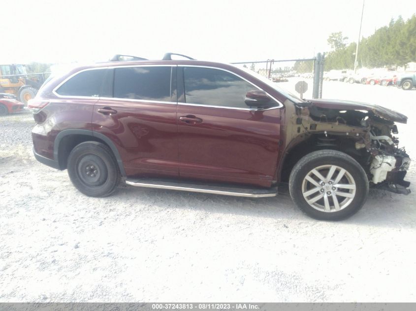 2014 TOYOTA HIGHLANDER LE - 5TDZARFH6ES006959