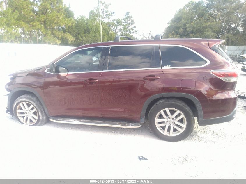 2014 TOYOTA HIGHLANDER LE - 5TDZARFH6ES006959
