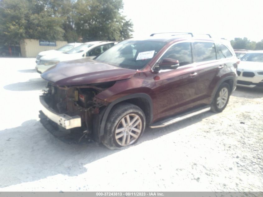 2014 TOYOTA HIGHLANDER LE - 5TDZARFH6ES006959