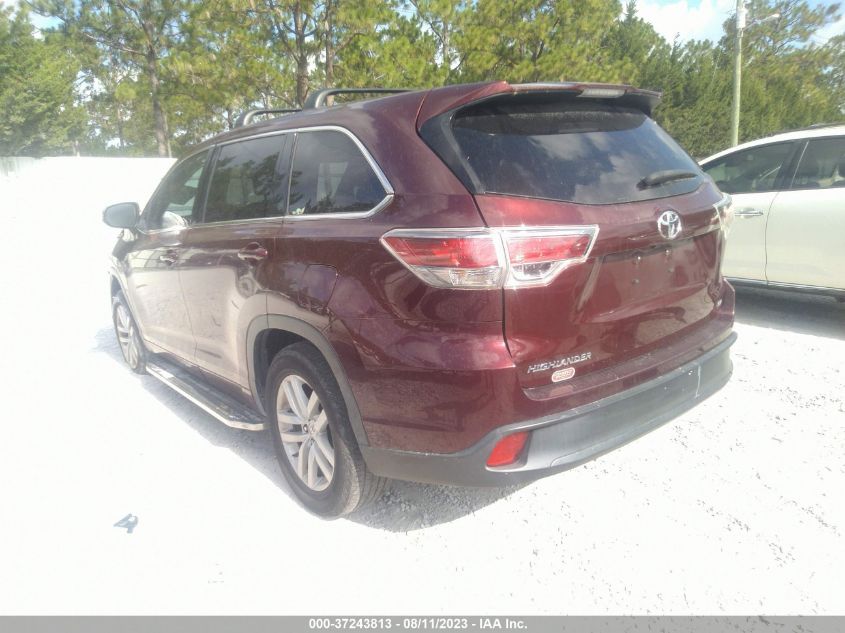 2014 TOYOTA HIGHLANDER LE - 5TDZARFH6ES006959