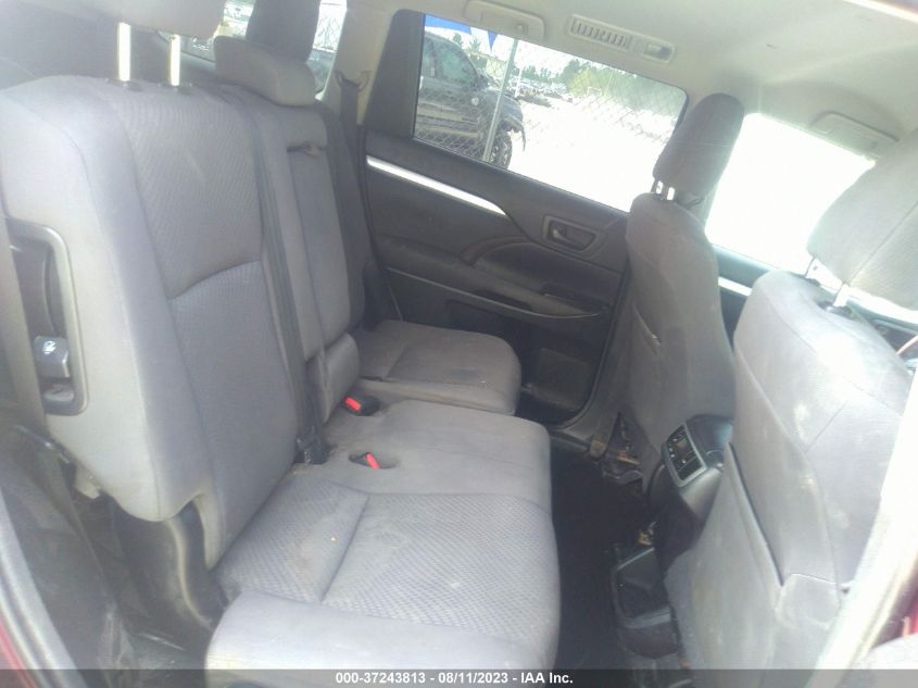 2014 TOYOTA HIGHLANDER LE - 5TDZARFH6ES006959