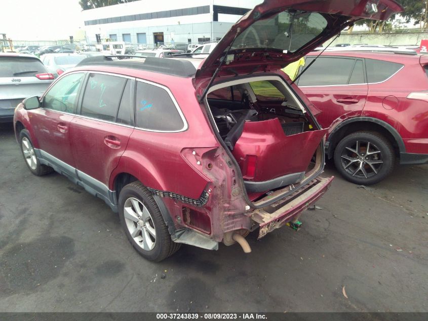 2013 SUBARU OUTBACK 2.5I PREMIUM - 4S4BRBCC7D3317628