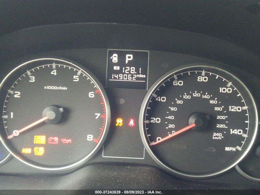 2013 SUBARU OUTBACK 2.5I PREMIUM - 4S4BRBCC7D3317628
