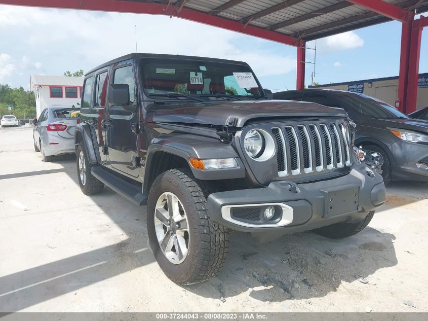 2020 JEEP WRANGLER UNLIMITED SAHARA - 1C4HJXEN6LW281266