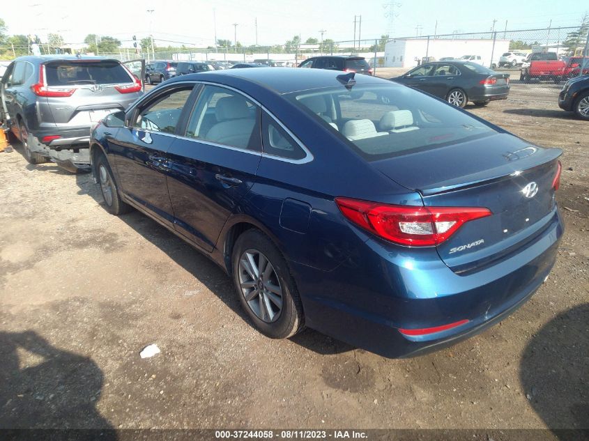 2015 HYUNDAI SONATA 2.4L SE - 5NPE24AF8FH203093