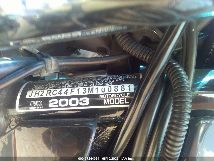 2003 HONDA VT750 CDD JH2RC44F13M100861