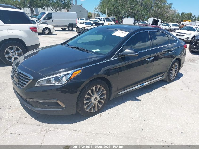 2015 HYUNDAI SONATA 2.4L LIMITED - 5NPE34AFXFH137742