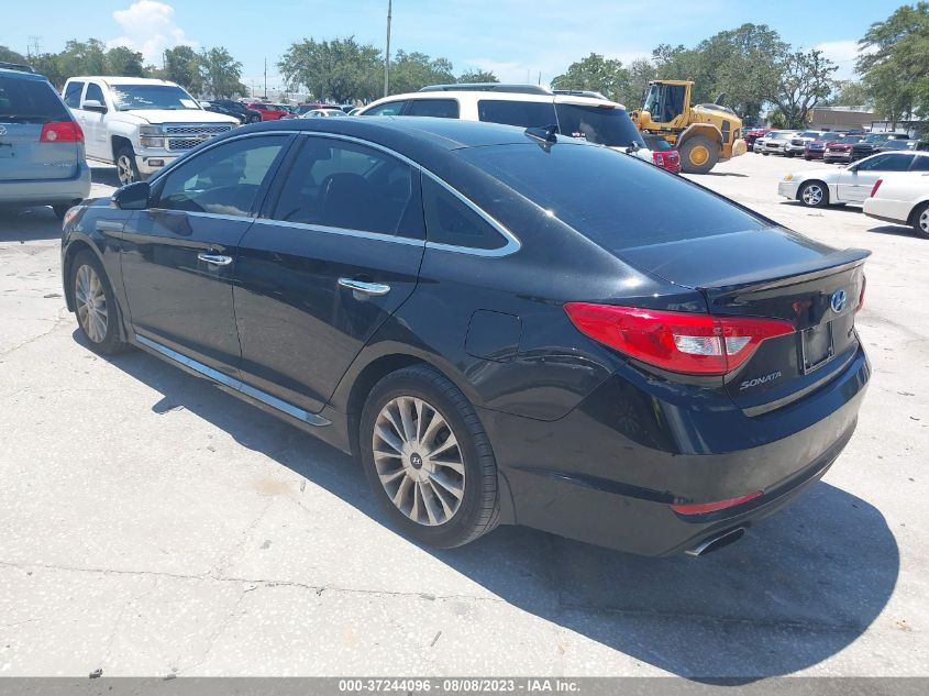 2015 HYUNDAI SONATA 2.4L LIMITED - 5NPE34AFXFH137742