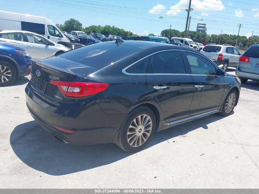 2015 HYUNDAI SONATA 2.4L LIMITED - 5NPE34AFXFH137742