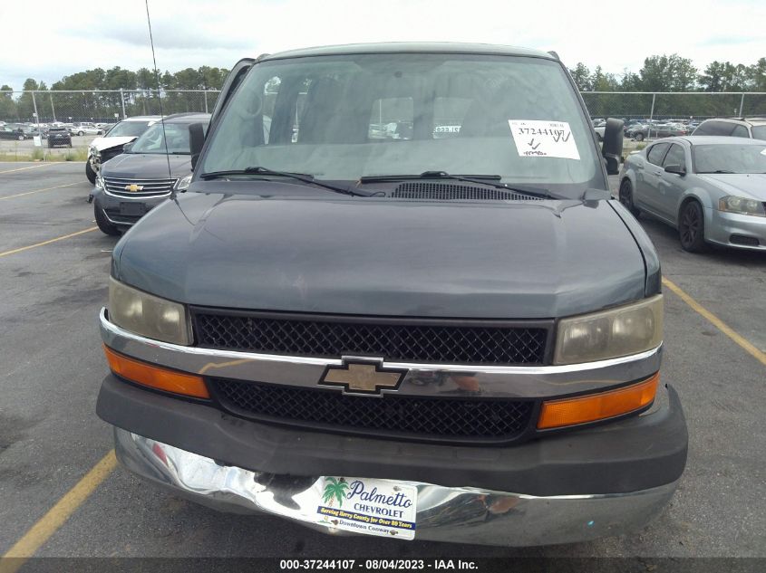 2014 CHEVROLET EXPRESS 2500 WORK VAN 1GCWGFCAXE1104624