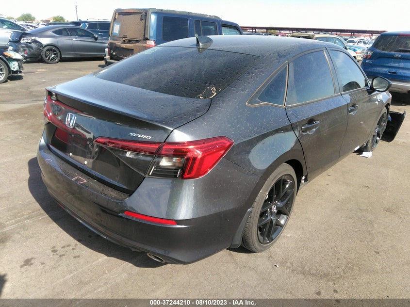 VIN 2HGFE2F51NH509769 2022 HONDA CIVIC SEDAN SPORT
