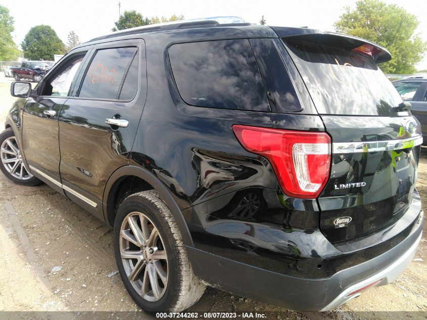 2017 FORD EXPLORER LIMITED - 1FM5K7FH9HGD80721