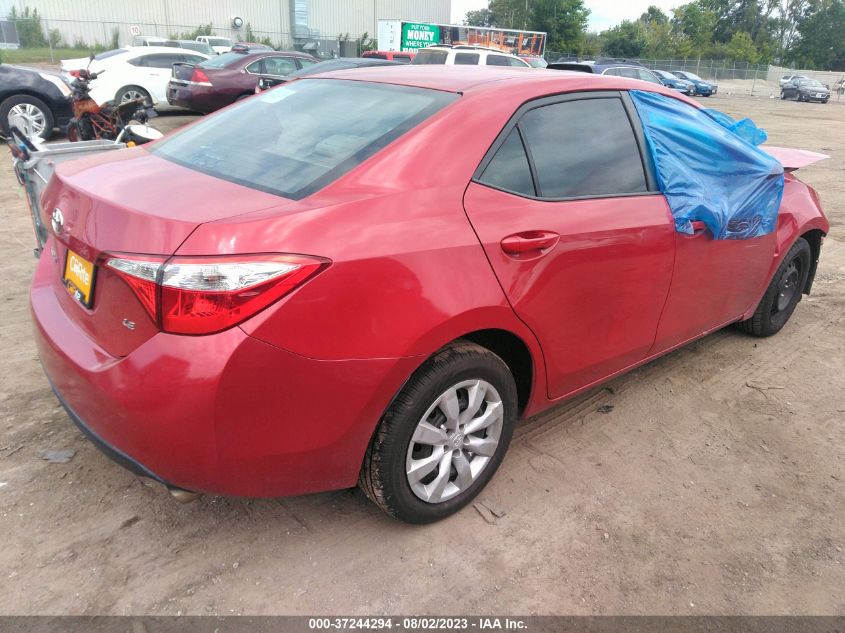 2014 TOYOTA COROLLA L/LE/S/S PLUS/LE PLUS - 2T1BURHE1EC016738