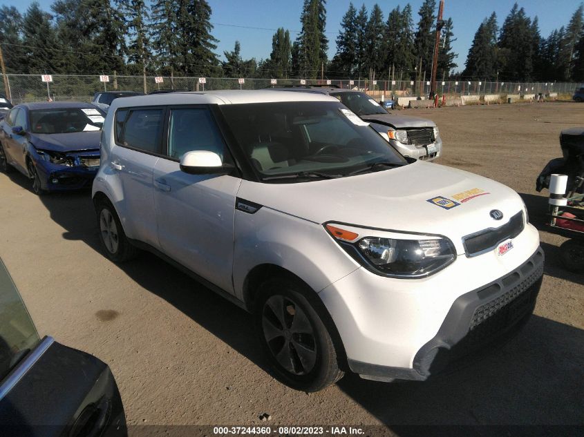 2016 KIA SOUL BASE - KNDJN2A20G7296348