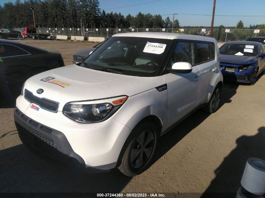 2016 KIA SOUL BASE - KNDJN2A20G7296348
