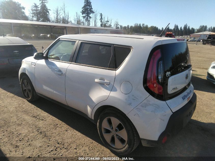 2016 KIA SOUL BASE - KNDJN2A20G7296348