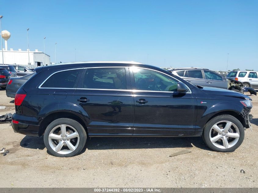 2014 AUDI Q7 3.0T S LINE PRESTIGE - WA1DGAFEXED007327