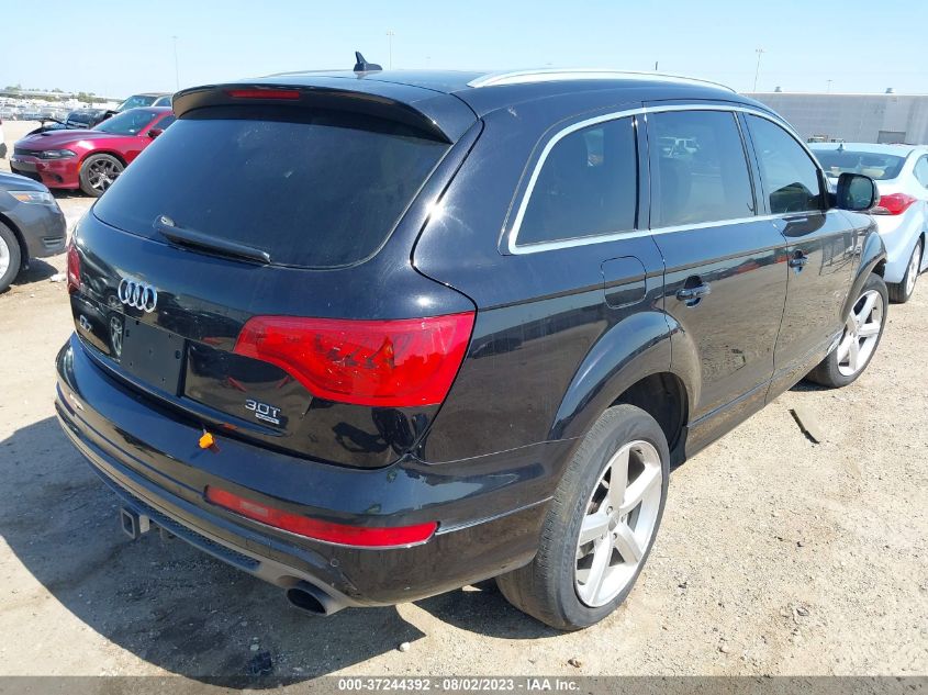 2014 AUDI Q7 3.0T S LINE PRESTIGE - WA1DGAFEXED007327