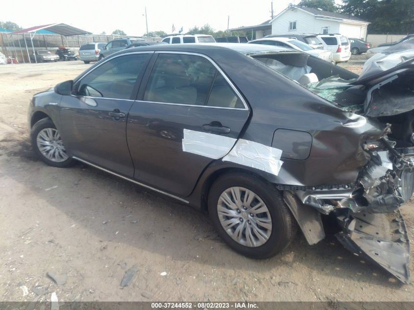 2013 TOYOTA CAMRY HYBRID LE/XLE - 4T1BD1FK3DU078018