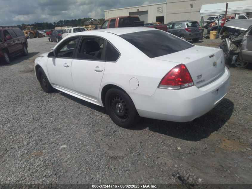 2016 CHEVROLET IMPALA LIMITED POLICE POLICE 2G1WD5E38G1102863