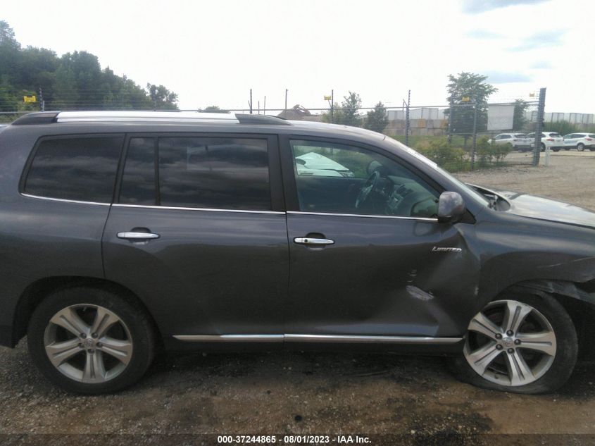 2013 TOYOTA HIGHLANDER LIMITED - 5TDDK3EH9DS194896