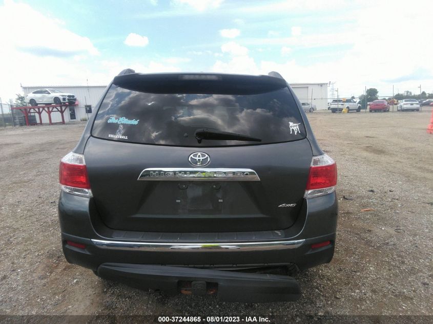 2013 TOYOTA HIGHLANDER LIMITED - 5TDDK3EH9DS194896