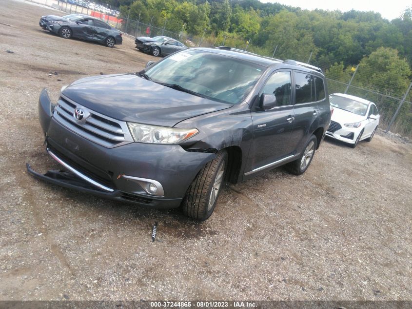 2013 TOYOTA HIGHLANDER LIMITED - 5TDDK3EH9DS194896