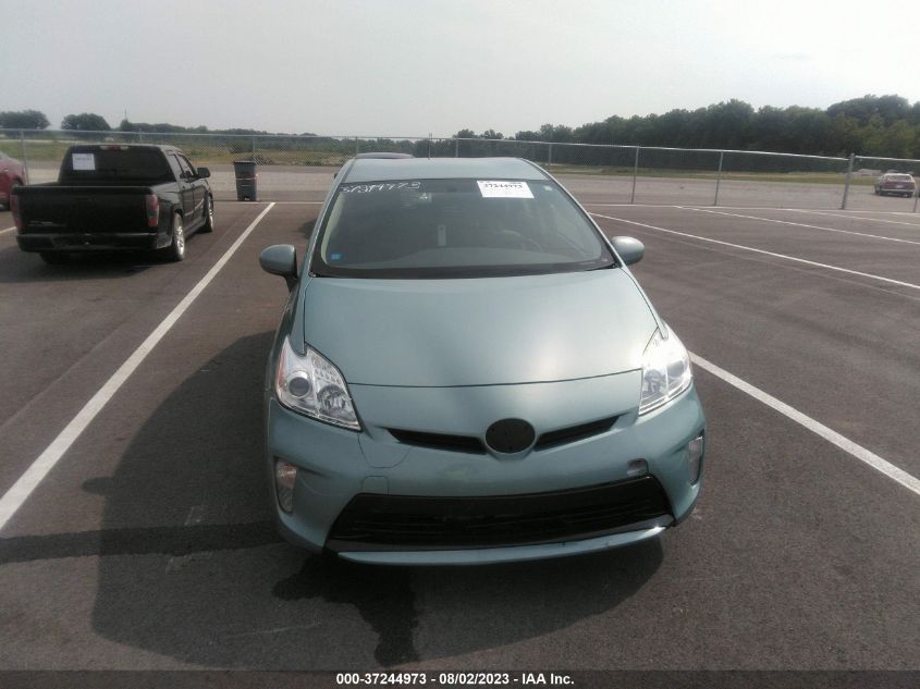 2013 TOYOTA PRIUS ONE/TWO/THREE/FOUR/FIVE - JTDKN3DU6D1727443