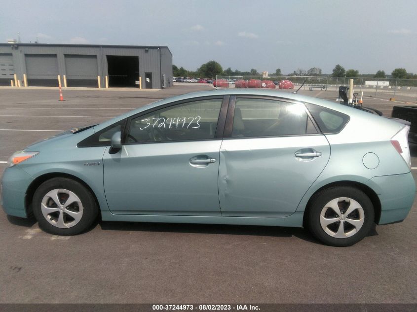 2013 TOYOTA PRIUS ONE/TWO/THREE/FOUR/FIVE - JTDKN3DU6D1727443