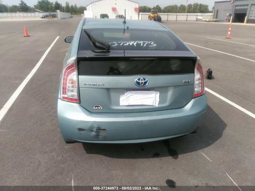 2013 TOYOTA PRIUS ONE/TWO/THREE/FOUR/FIVE - JTDKN3DU6D1727443
