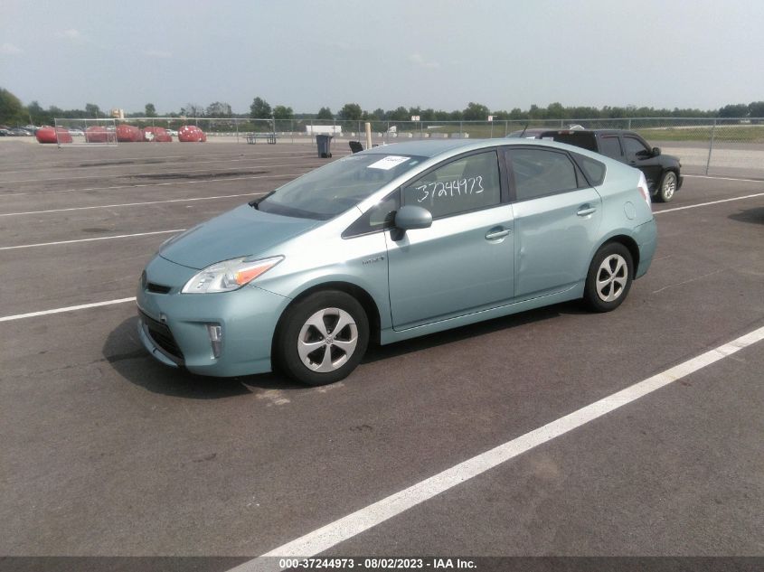 2013 TOYOTA PRIUS ONE/TWO/THREE/FOUR/FIVE - JTDKN3DU6D1727443