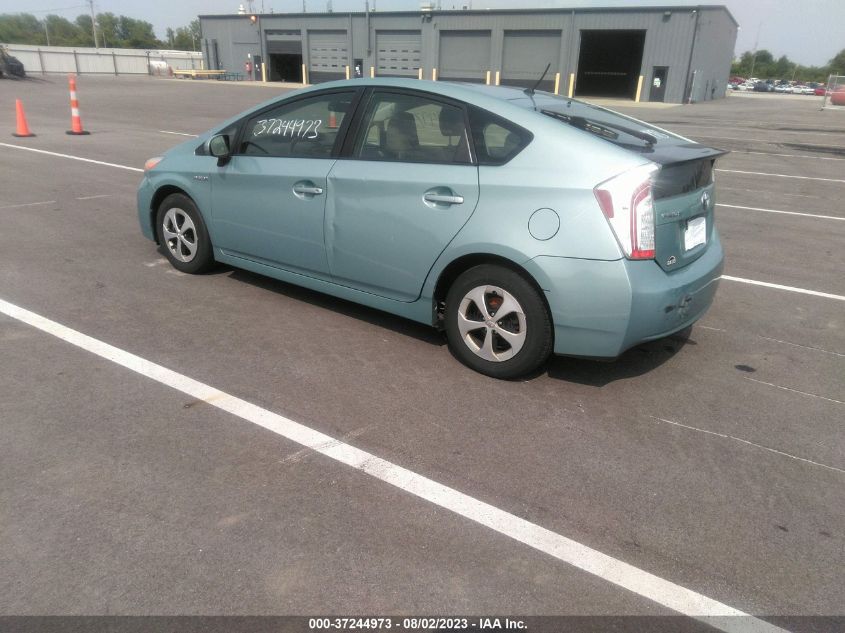2013 TOYOTA PRIUS ONE/TWO/THREE/FOUR/FIVE - JTDKN3DU6D1727443