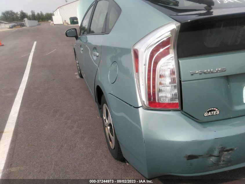 2013 TOYOTA PRIUS ONE/TWO/THREE/FOUR/FIVE - JTDKN3DU6D1727443