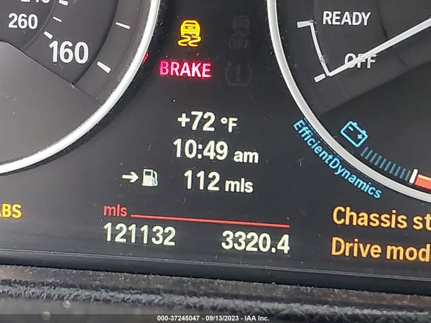2013 BMW 3 SERIES 328I XDRIVE - WBA3B3G5XDNR81356