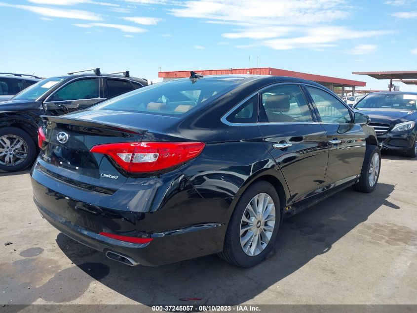 2015 HYUNDAI SONATA 2.4L LIMITED - 5NPE34AF1FH107755