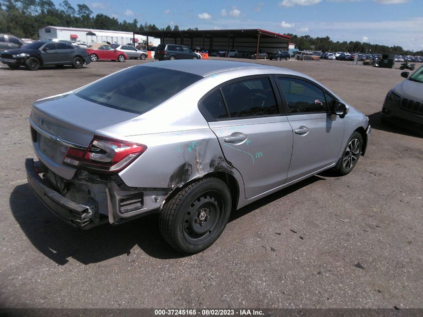 2015 HONDA CIVIC SEDAN EX - 19XFB2F89FE010166