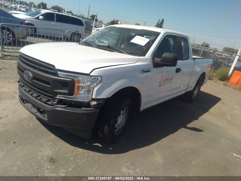 VIN 1FTEX1CBXJKD81964 2018 FORD F-150 XL