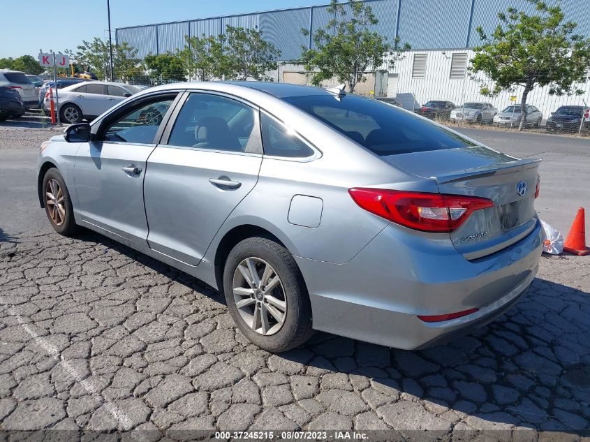 2015 HYUNDAI SONATA 2.4L SE - 5NPE24AF4FH002243