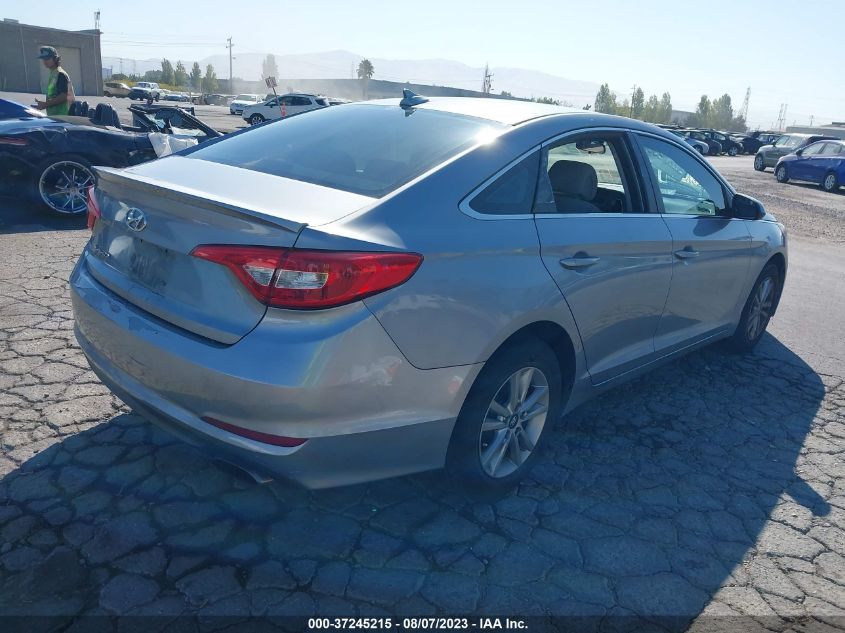 2015 HYUNDAI SONATA 2.4L SE - 5NPE24AF4FH002243