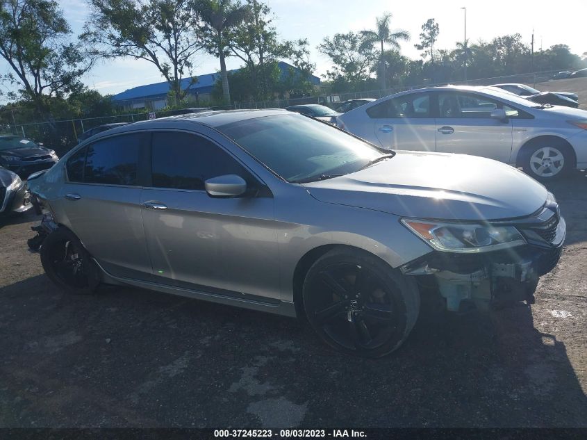 2017 HONDA ACCORD SEDAN SPORT - 1HGCR2F55HA068366