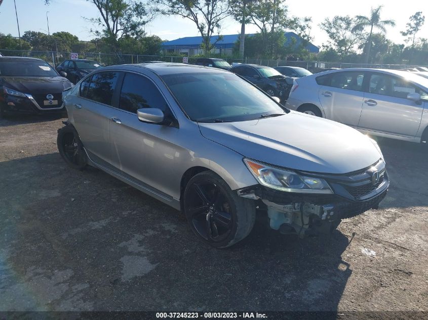 2017 HONDA ACCORD SEDAN SPORT - 1HGCR2F55HA068366