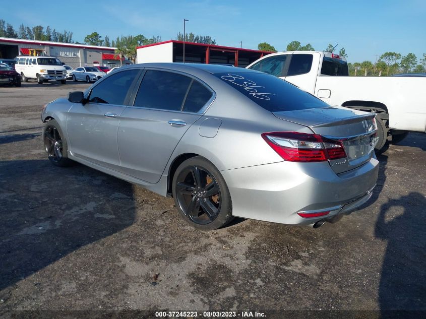 2017 HONDA ACCORD SEDAN SPORT - 1HGCR2F55HA068366