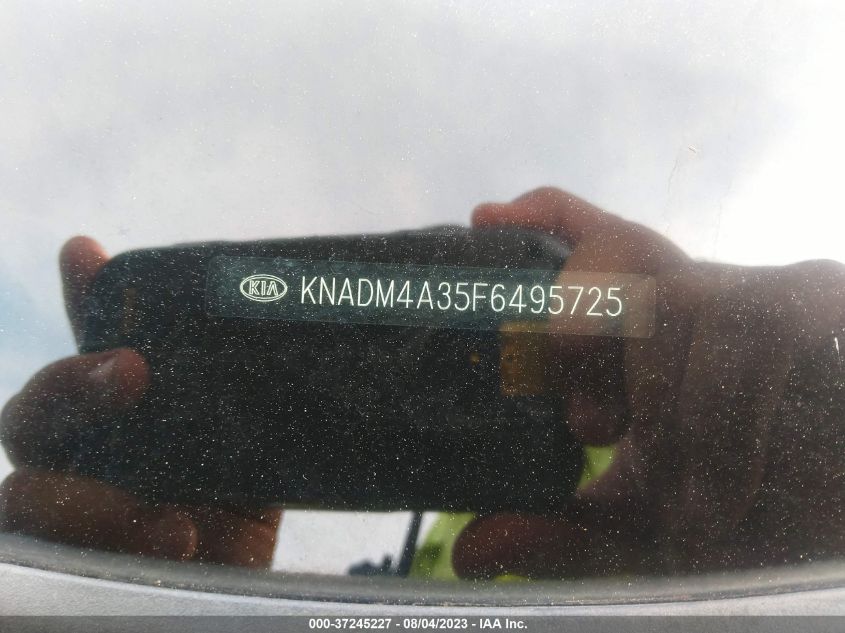 2015 KIA RIO LX - KNADM4A35F6495725