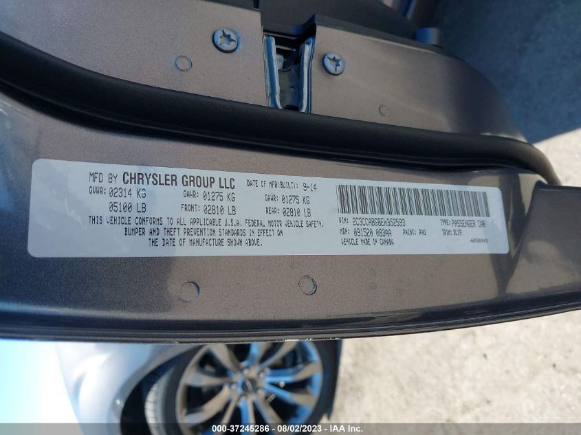 2014 CHRYSLER 300 300S - 2C3CCABG8EH352593