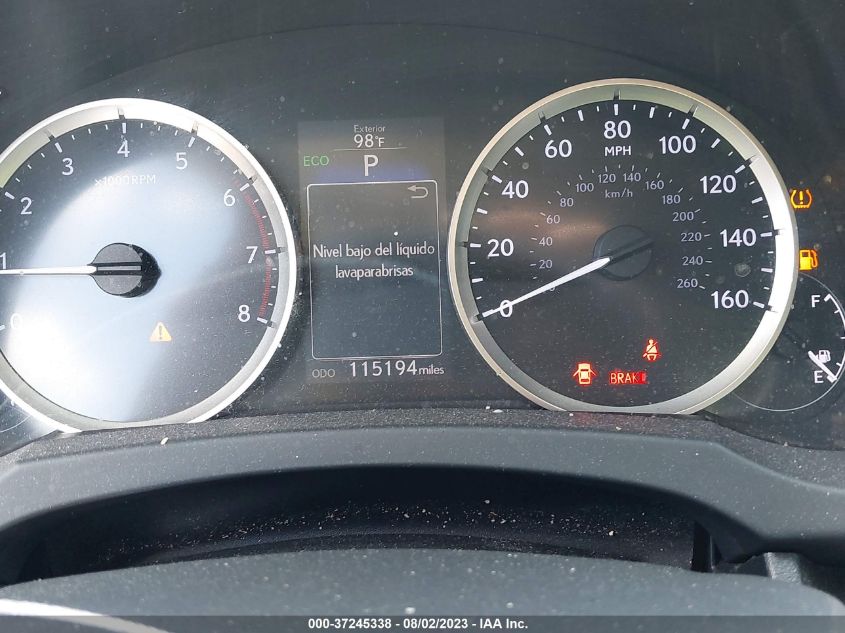 2016 LEXUS IS 200T - JTHBA1D23G5012727